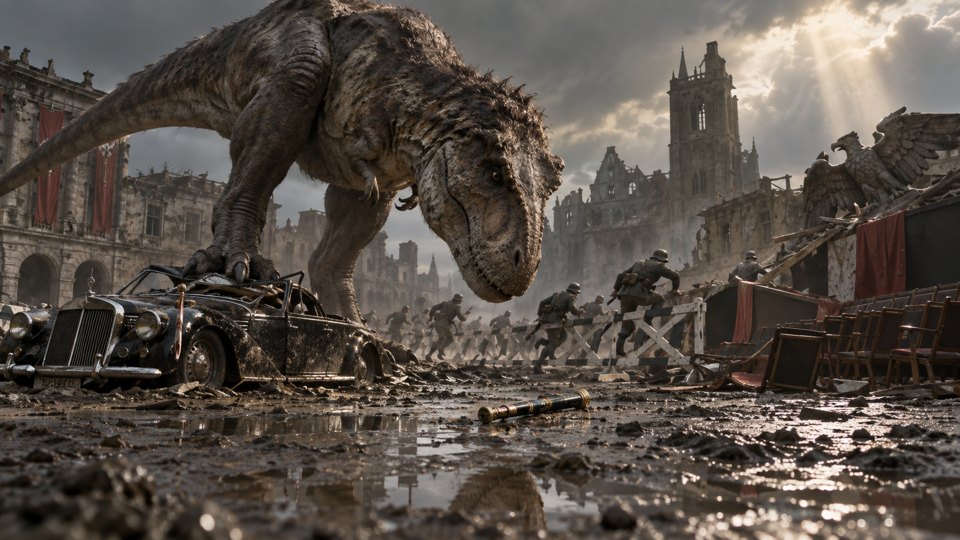 Nazis VS Dinosaurs